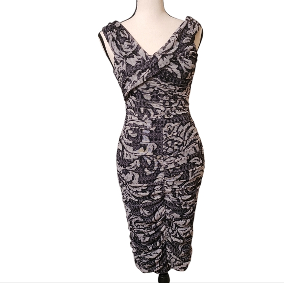 WHBM Bodycon Off The Shoulder Sheath Dress, Sz. 2 - Picture 2 of 9